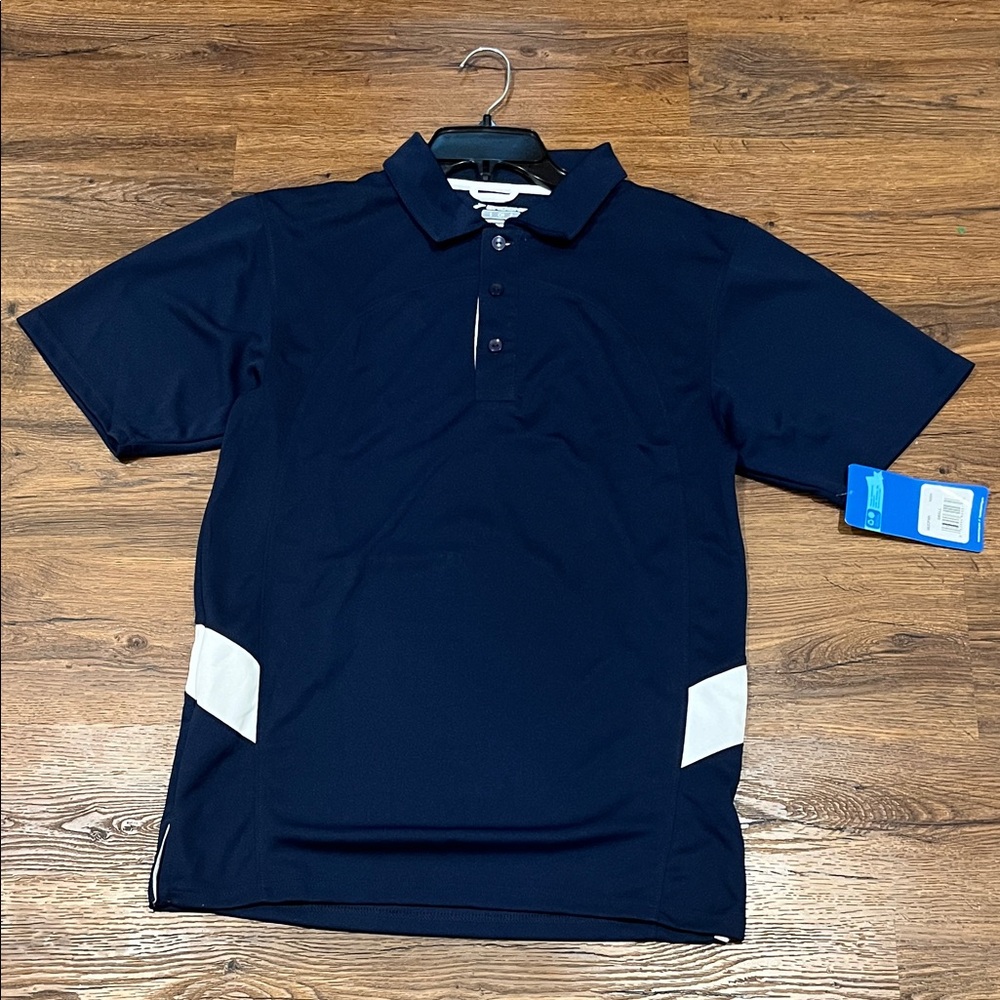 Mens Brooks Blue Polo Size Small (B5)